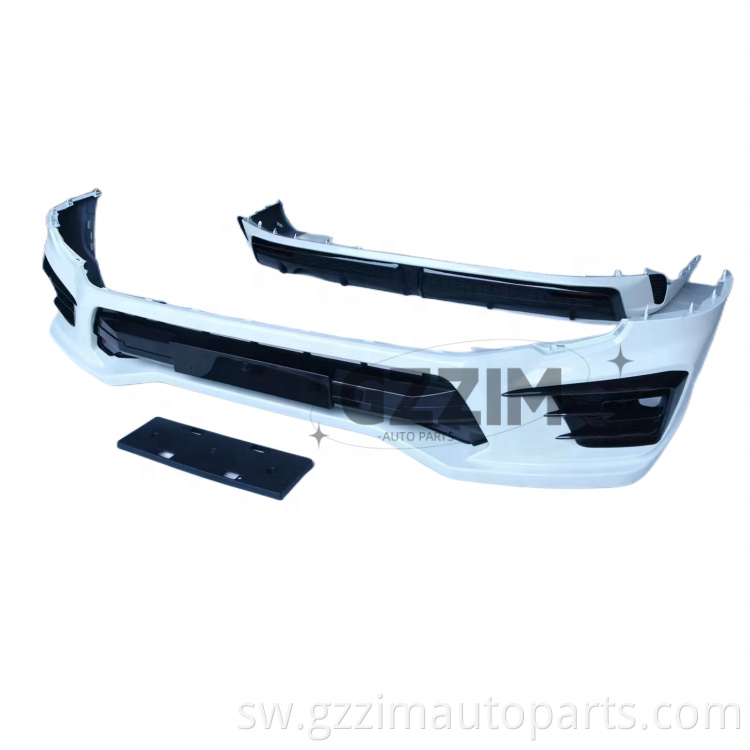 Modellista Seti kamili za mbele za plastiki na nyuma bumper kwa 2022 LC300 Kit cha Mwili wa Mashariki ya Kati